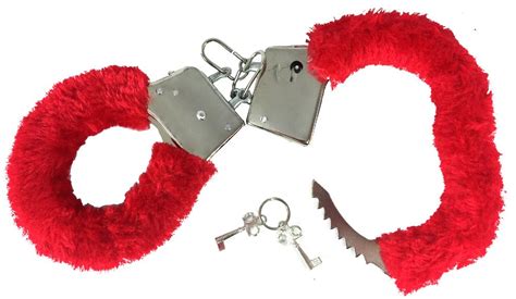 red fluffy handcuffs|Amazon.com: Fuzzy Handcuffs.